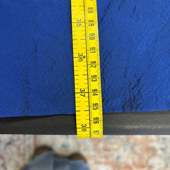 Kay Unger Royal Blue Silk Midi Dress Embellished Waist Boardroom Office Wedding‎ - Picture 8 of 8